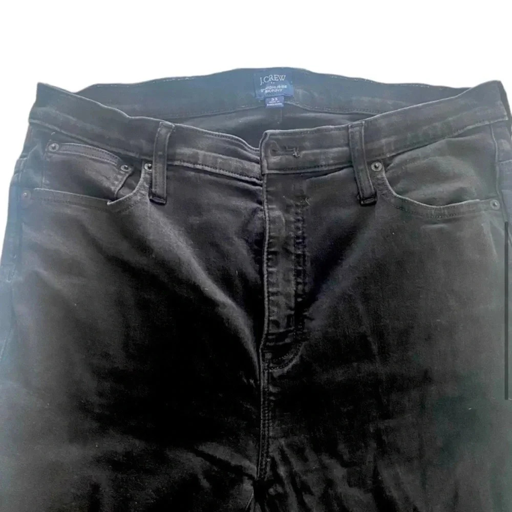 J Crew 9" mid-rise true black skinny jean in signature stretch 33 - Picture 7 of 10